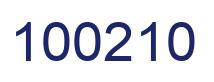 Número 100210 imagen azul
