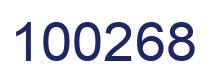 Número 100268 imagen azul