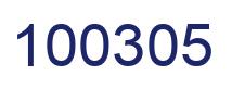Number 100305 blue image
