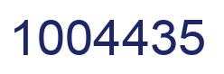 Number 1004435 blue image