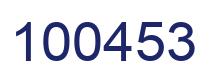 Número 100453 imagen azul