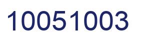 Number 10051003 blue image