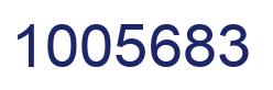 Number 1005683 blue image