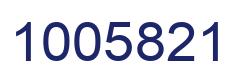 Number 1005821 blue image