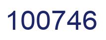 Número 100746 imagen azul