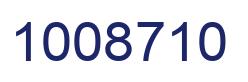 Number 1008710 blue image