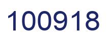 Number 100918 blue image