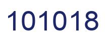 Número 101018 imagen azul
