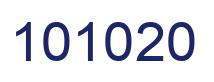 Número 101020 imagen azul
