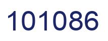 Number 101086 blue image
