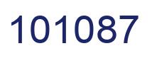 Number 101087 blue image