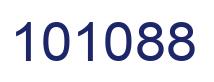 Number 101088 blue image