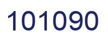Number 101090 blue image