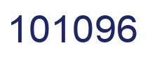 Number 101096 blue image