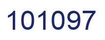 Number 101097 blue image