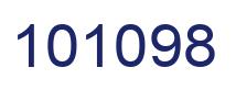 Number 101098 blue image