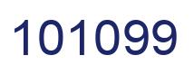 Number 101099 blue image