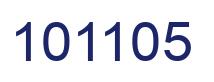 Number 101105 blue image