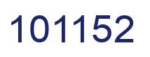 Número 101152 imagen azul