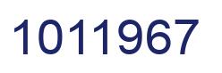 Number 1011967 blue image