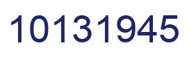 Number 10131945 blue image