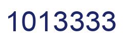 Number 1013333 blue image
