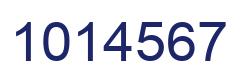 Número 1014567 imagen azul