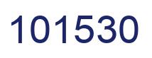 Number 101530 blue image