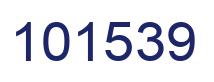 Number 101539 blue image