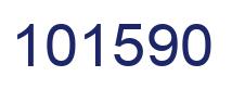 Number 101590 blue image