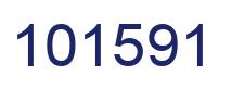 Number 101591 blue image