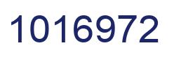 Number 1016972 blue image