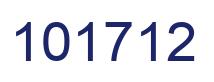 Number 101712 blue image