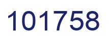 Number 101758 blue image