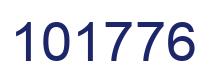Number 101776 blue image