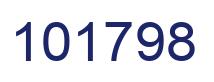 Number 101798 blue image