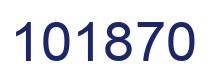 Number 101870 blue image
