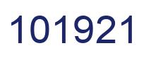 Number 101921 blue image