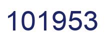 Número 101953 imagen azul