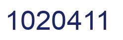 Número 1020411 imagen azul