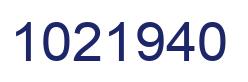 Número 1021940 imagen azul