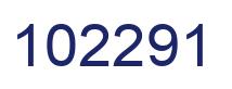 Number 102291 blue image