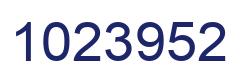 Número 1023952 imagen azul