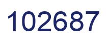 Número 102687 imagen azul