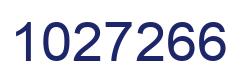 Number 1027266 blue image