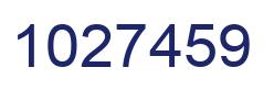 Número 1027459 imagen azul