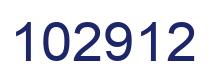 Número 102912 imagen azul