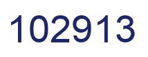 Número 102913 imagen azul
