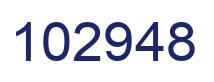 Número 102948 imagen azul