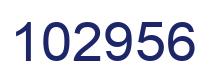 Número 102956 imagen azul